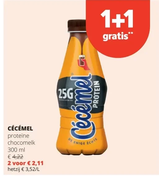 CÉCÉMEL proteïne chocomelk 300 ml
