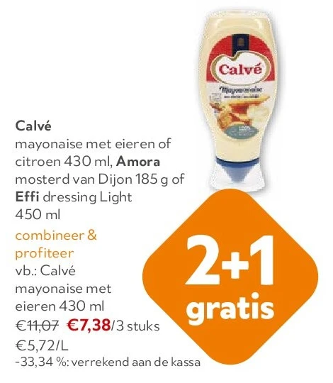 Calvé mayonaise met eieren 430 ml