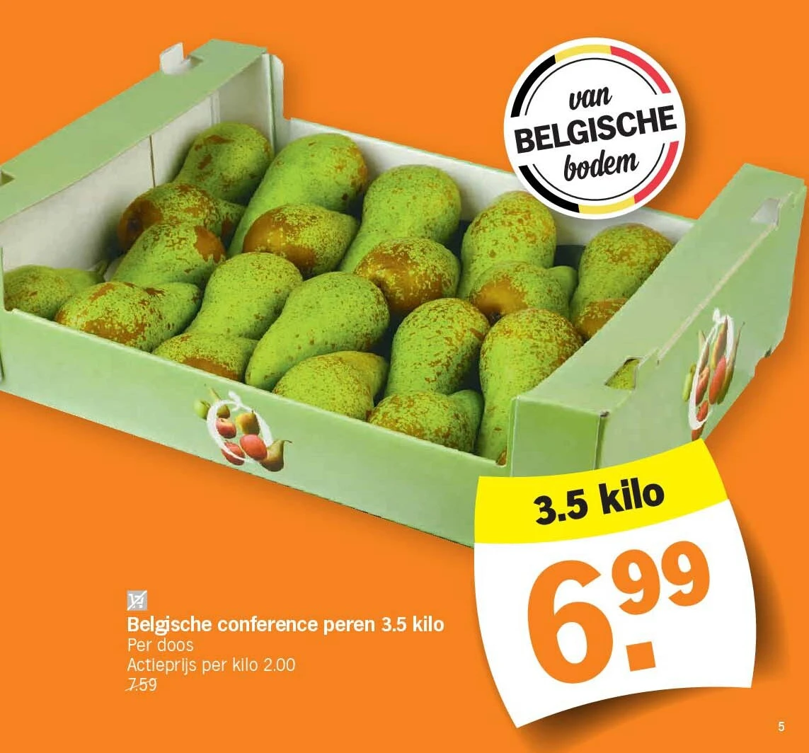 Belgische conference peren 3.5 kilo