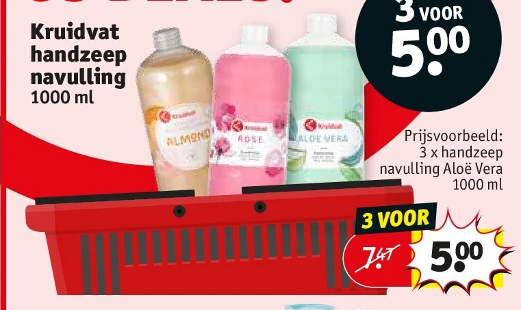 Kruidvat handzeep navulling