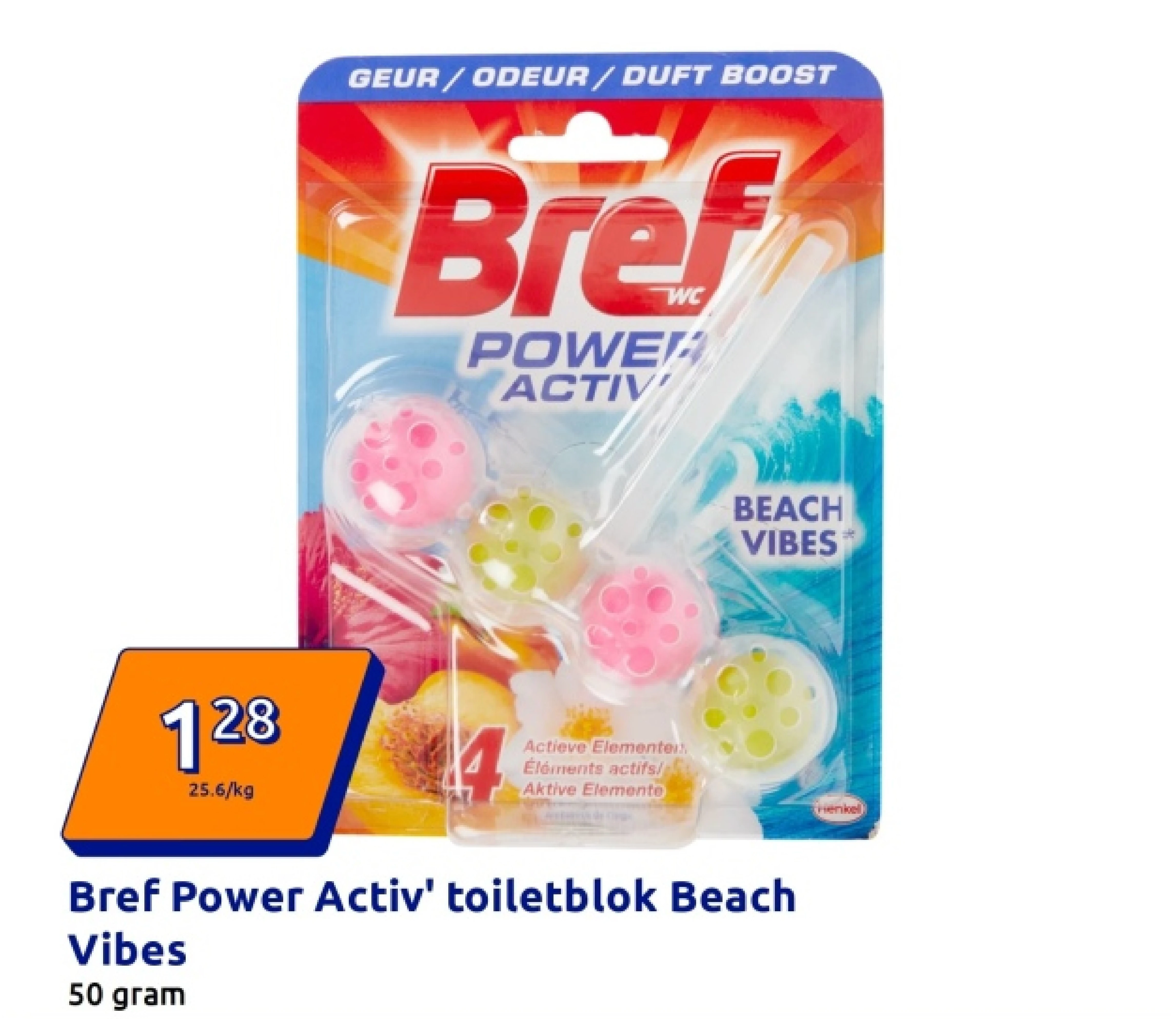 Bref Power Activ' toiletblok Beach Vibes