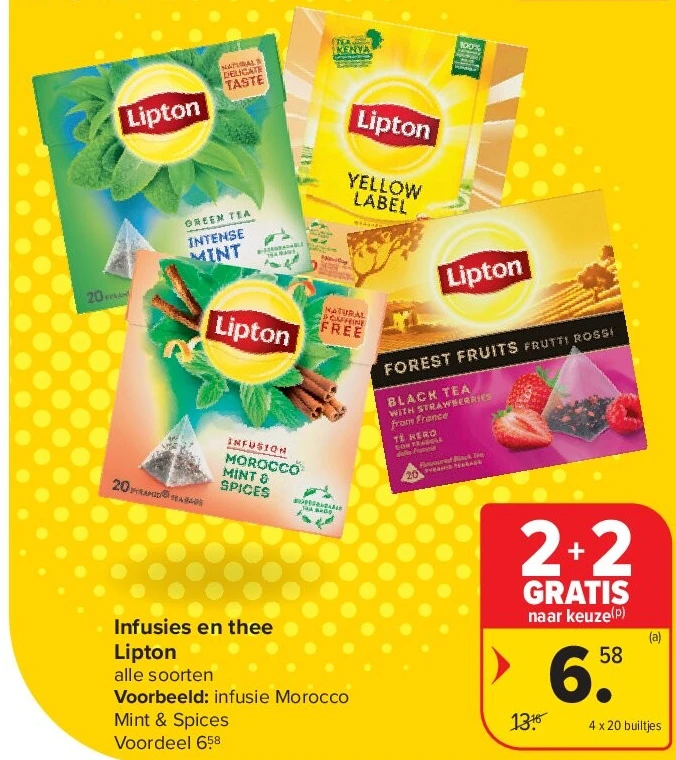 Infusies en thee Lipton