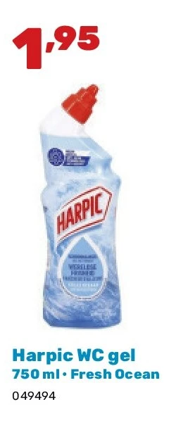Harpic WC gel 750 ml • Fresh Ocean