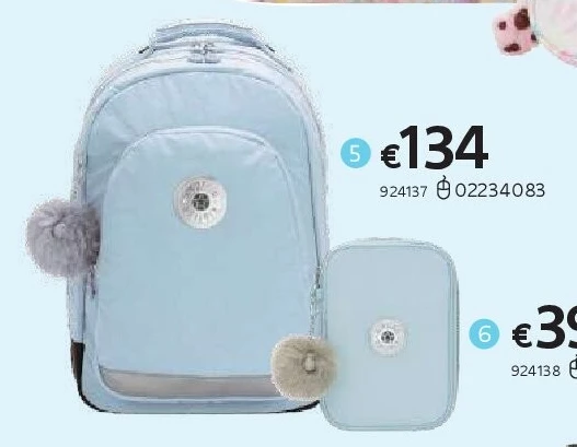 KIPLING RUGZAK CLASS ROOM BRIDAL BLUE