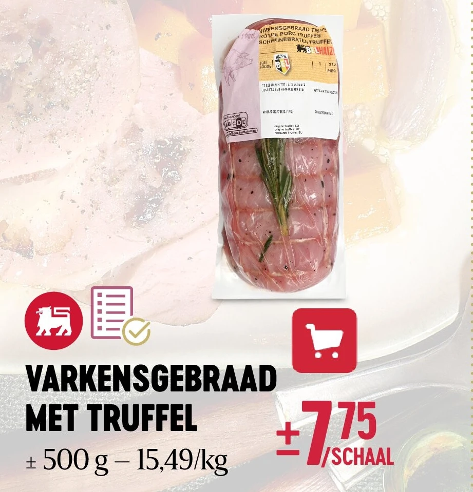 VARKENSGEBRAAD MET TRUFFEL