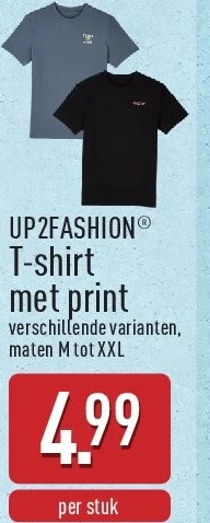 T-shirt met print