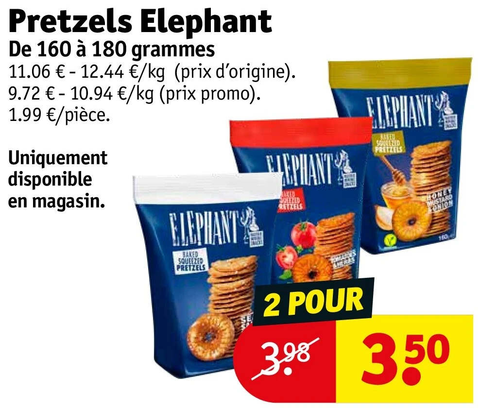 Pretzels Elephant 2 POUR