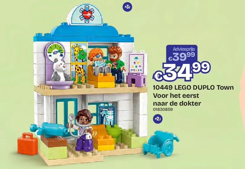 10449 LEGO DUPLO Town Voor het eerst naar de dokter