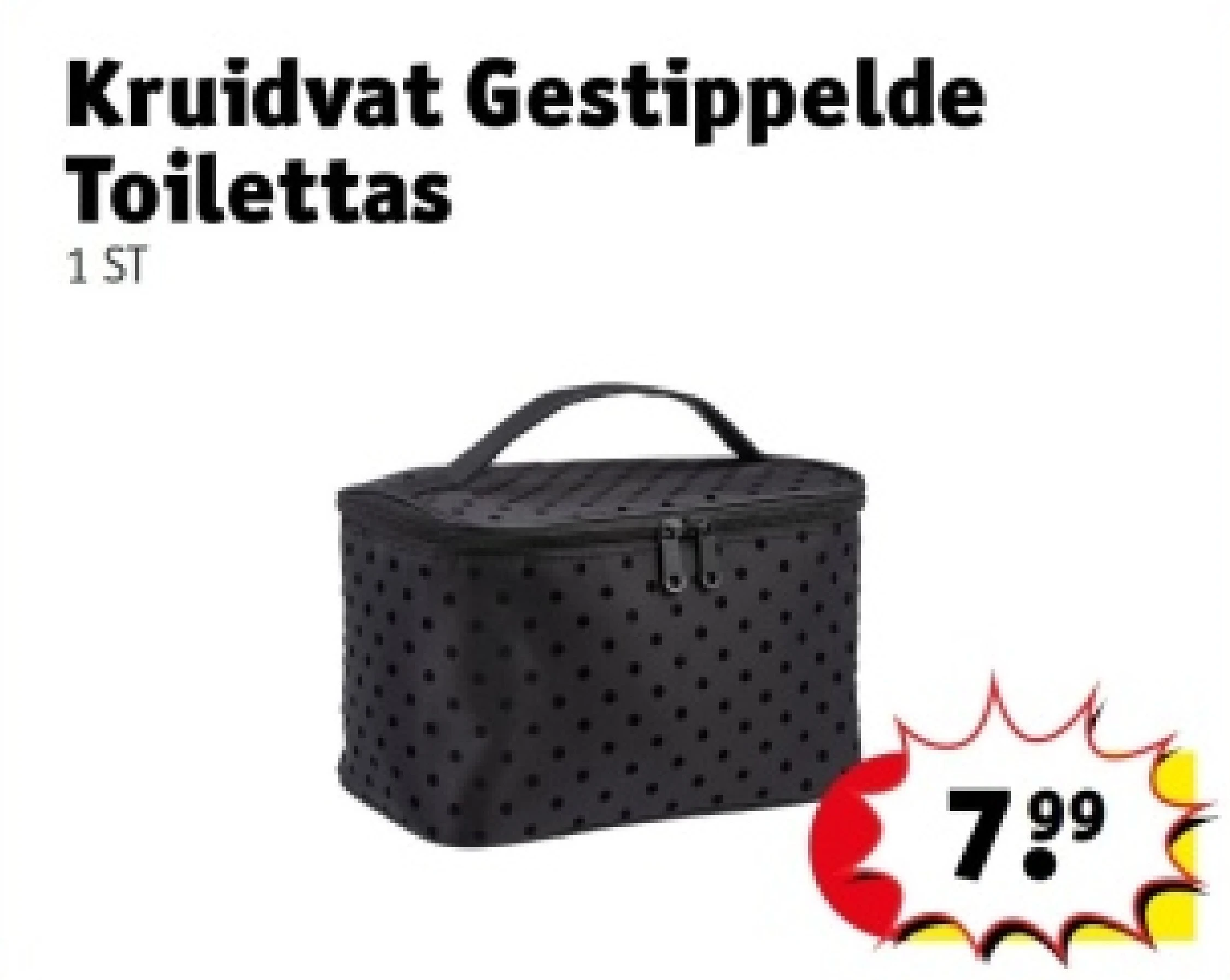 Kruidvat Gestippelde Toilettas