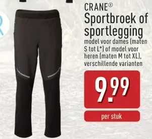 Sportbroek of sportlegging