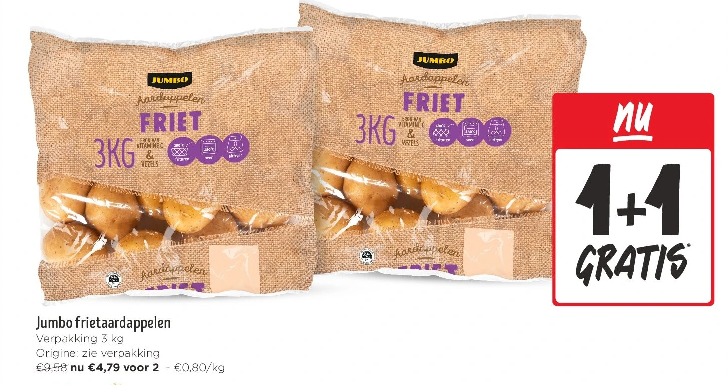 Jumbo frietaardappelen