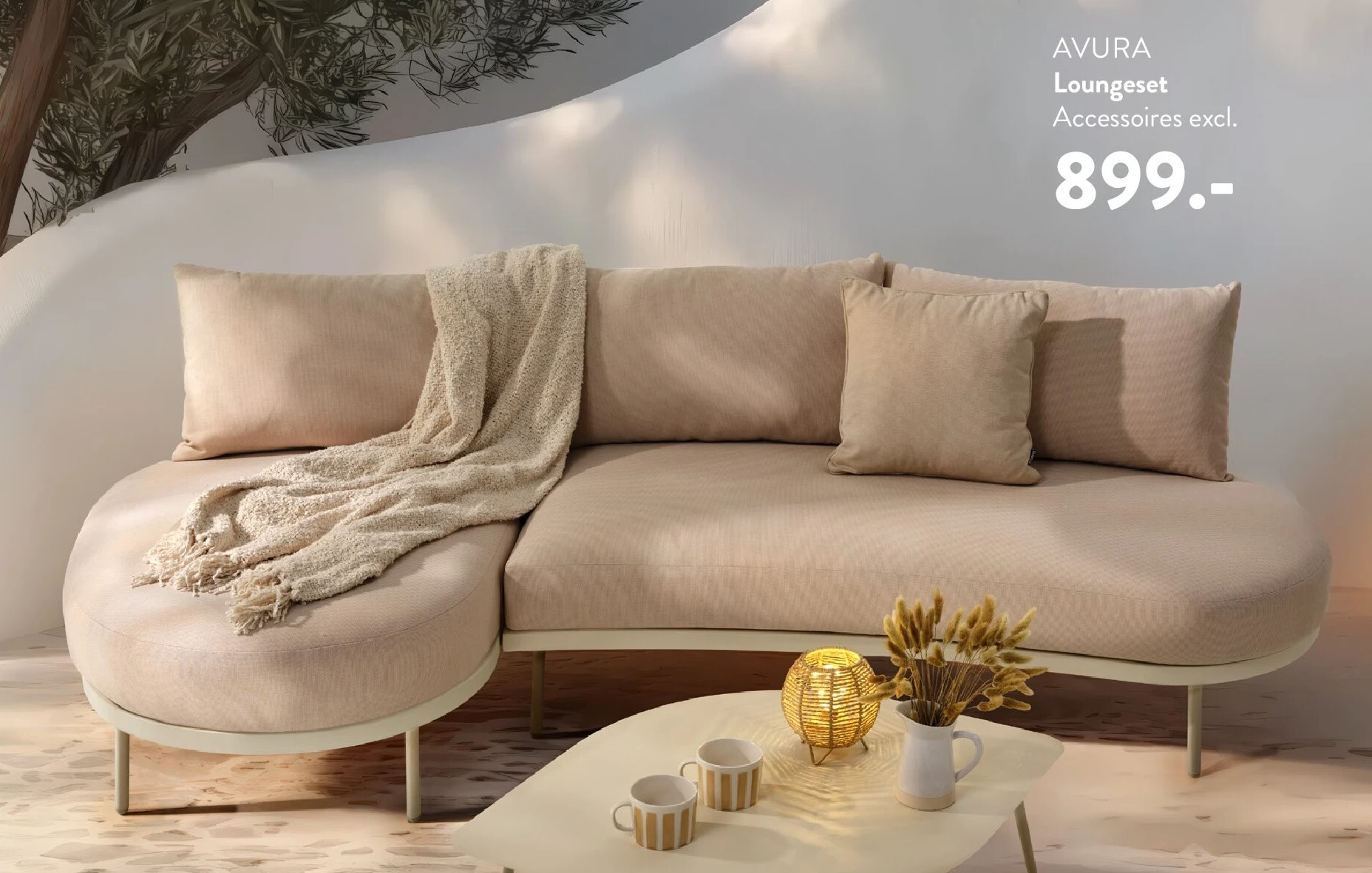 AVURA Loungeset Accessoires excl.