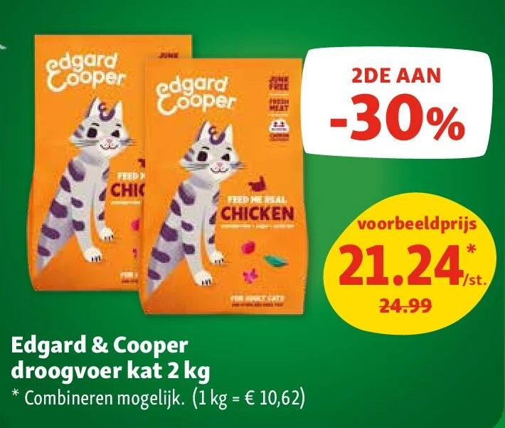Edgard & Cooper droogvoer kat 2 kg