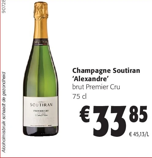 Champagne Soutiran ‘Alexandre’