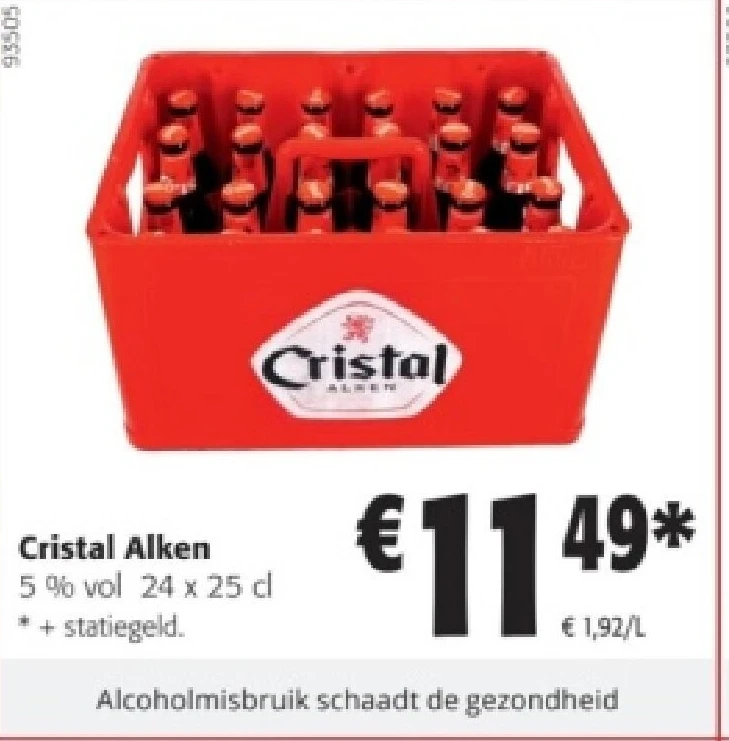 Cristal Alken 5% vol 24 x 25 cl