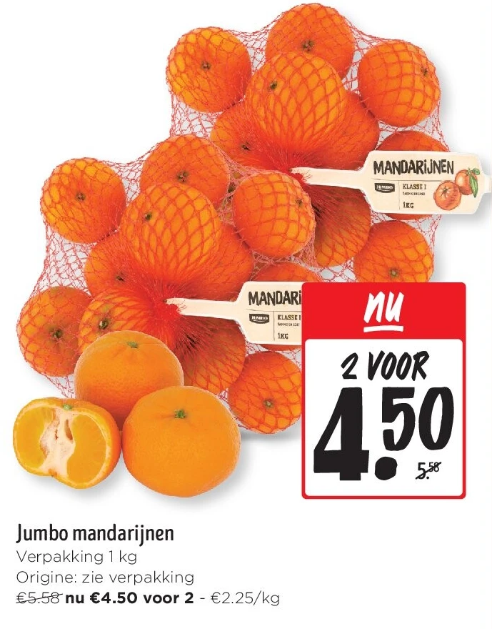 Jumbo mandarijnen
