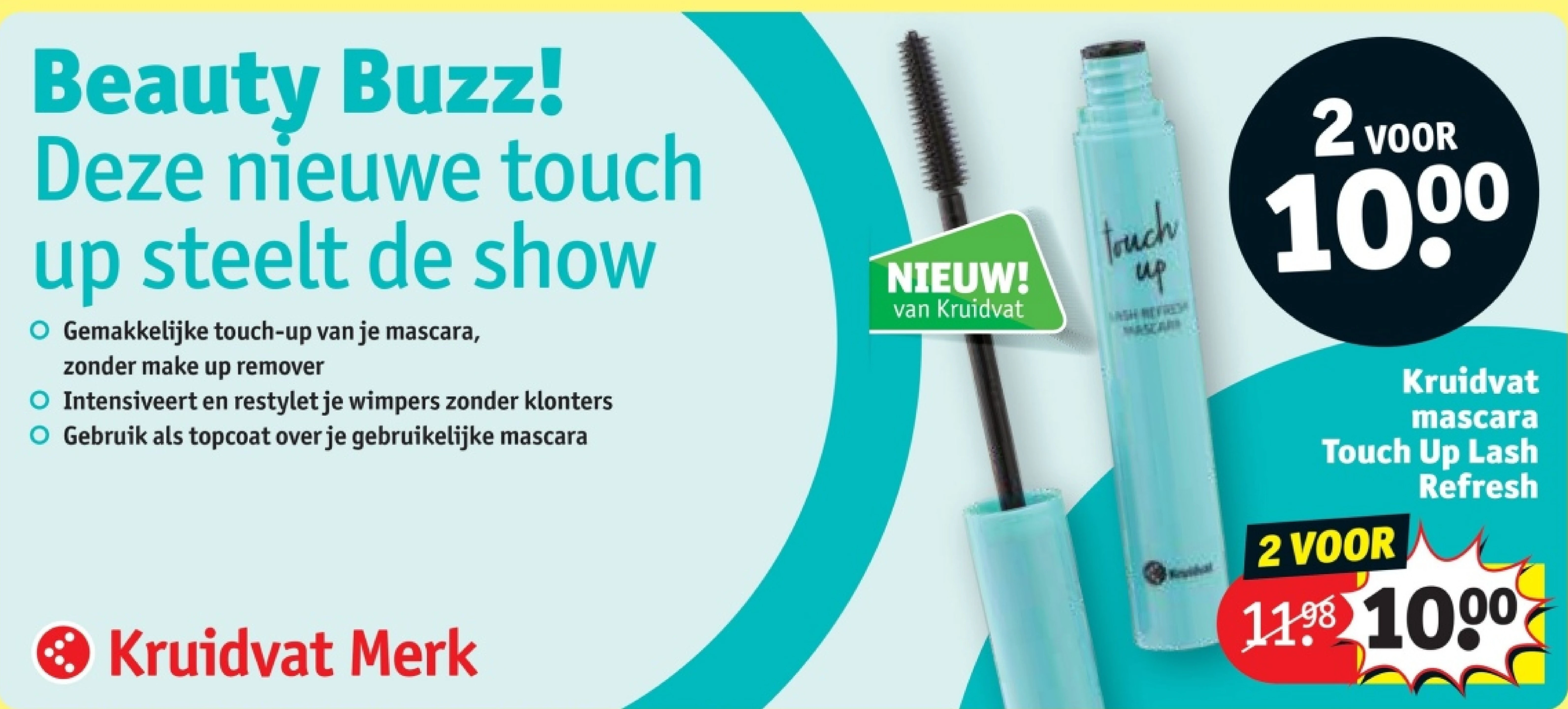Kruidvat mascara Touch Up Lash Refresh