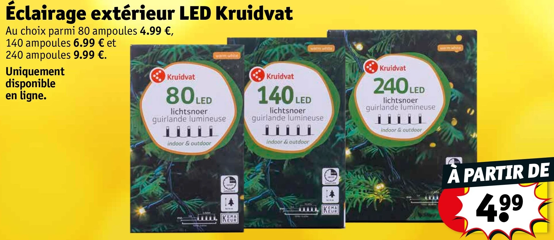 Éclairage extérieur LED Kruidvat