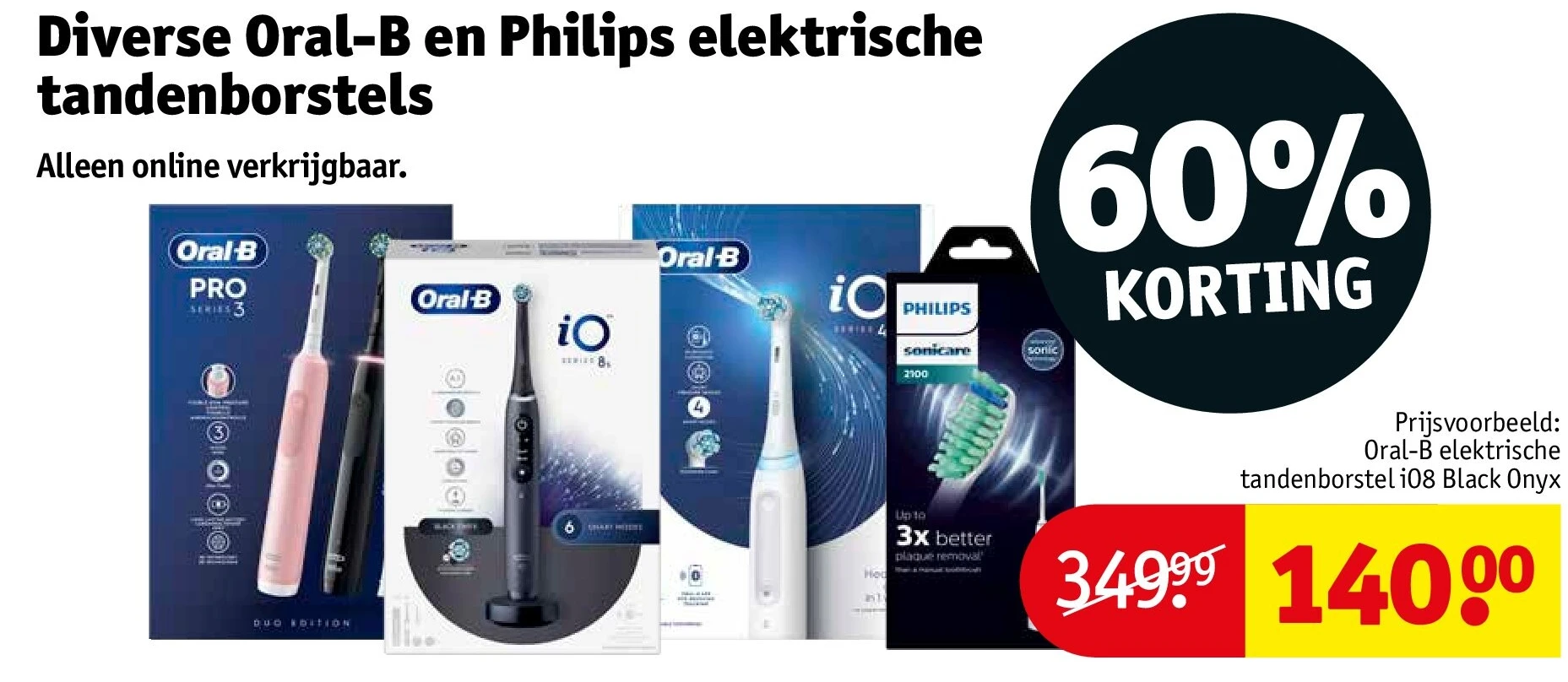 Diverse Oral-B en Philips elektrische tandenborstels