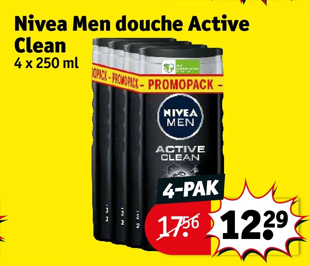 Nivea Men douche Active Clean