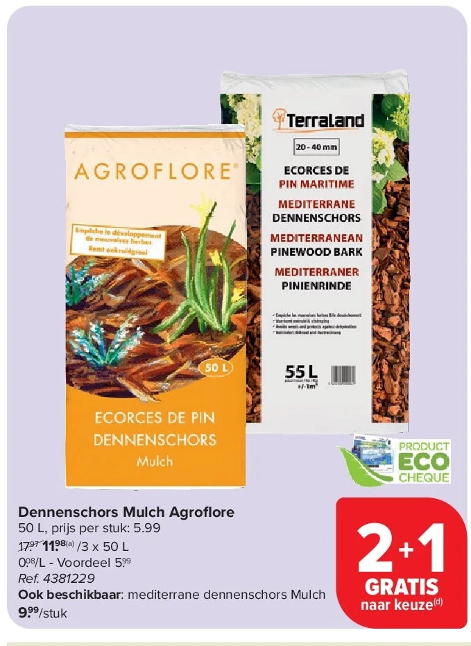 Dennenschors Mulch Agrofl ore