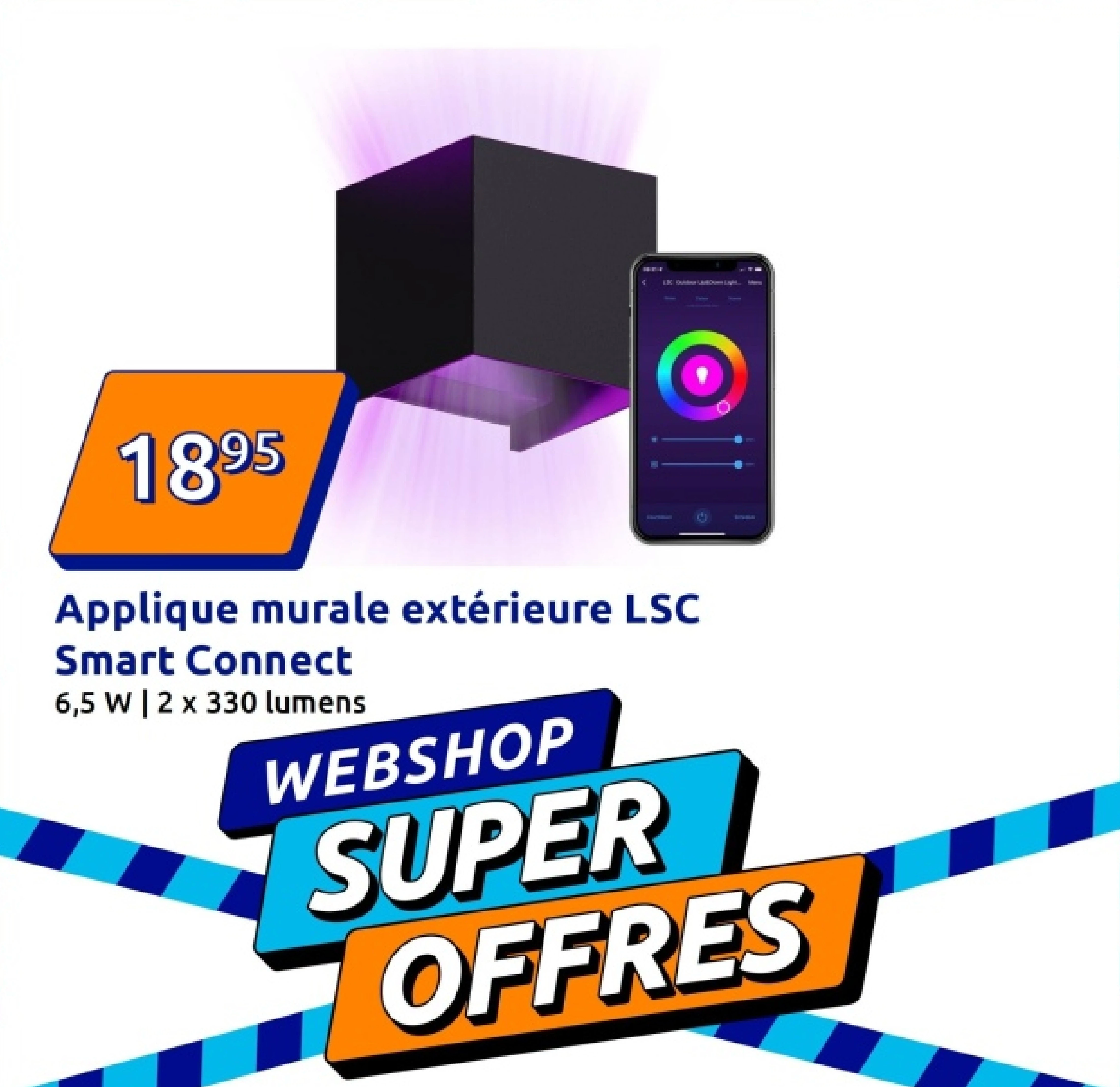 Applique murale extérieure LSC Smart Connect