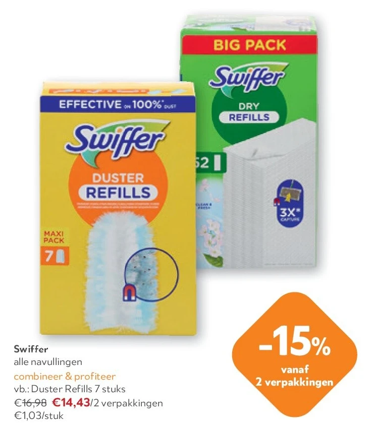Swiffer Duster Refills 7 stuks