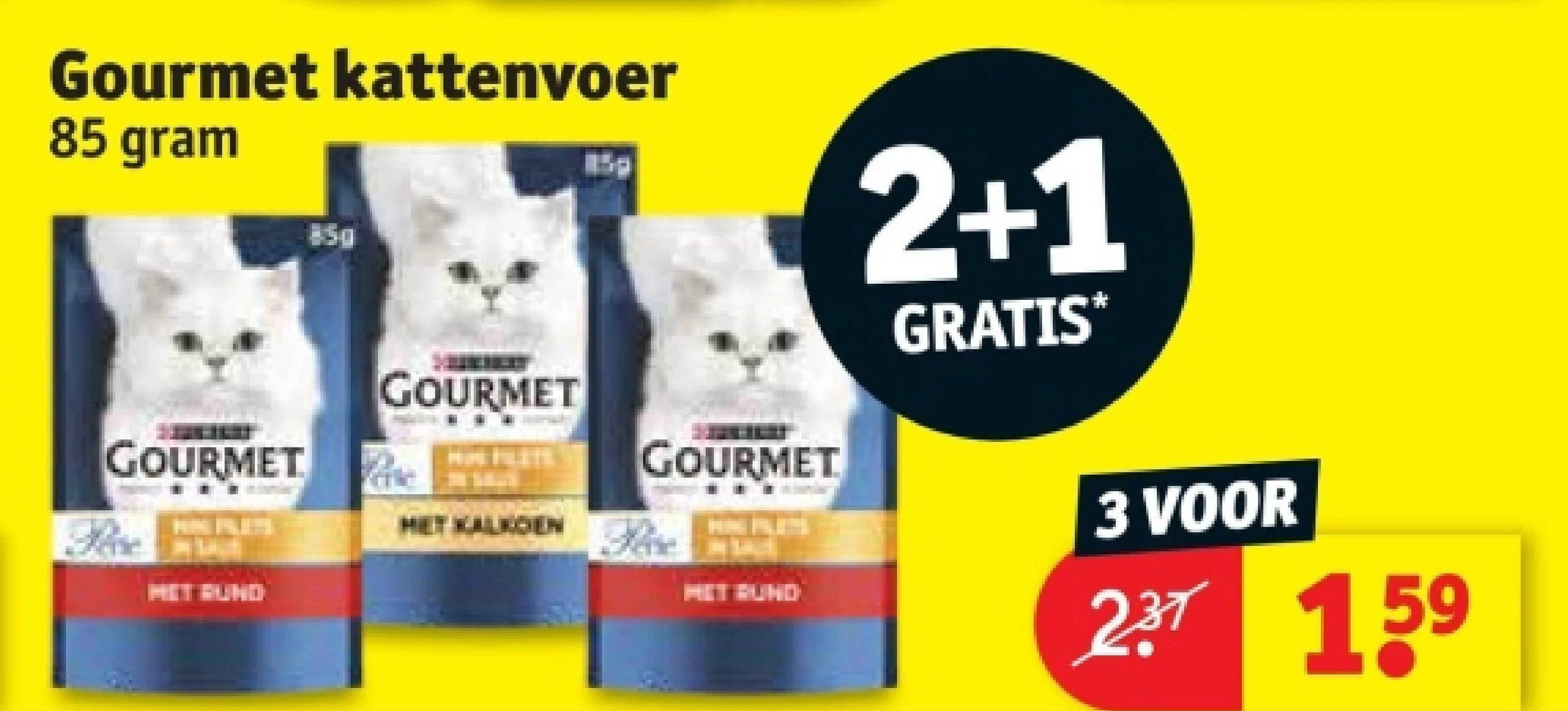Gourmet kattenvoer