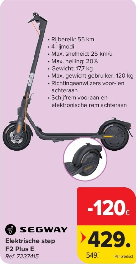 Elektrische step F2 Plus E