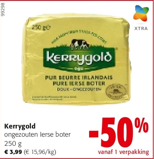 Kerrygold ongezouten Ierse boter 250 g