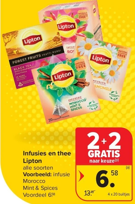 Infusies en thee Lipton