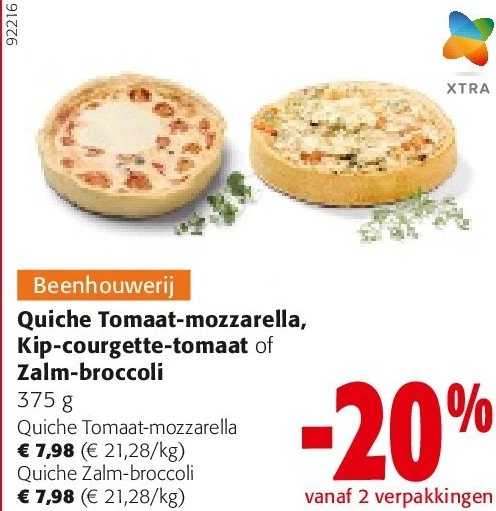 Quiche Tomaat-mozzarella