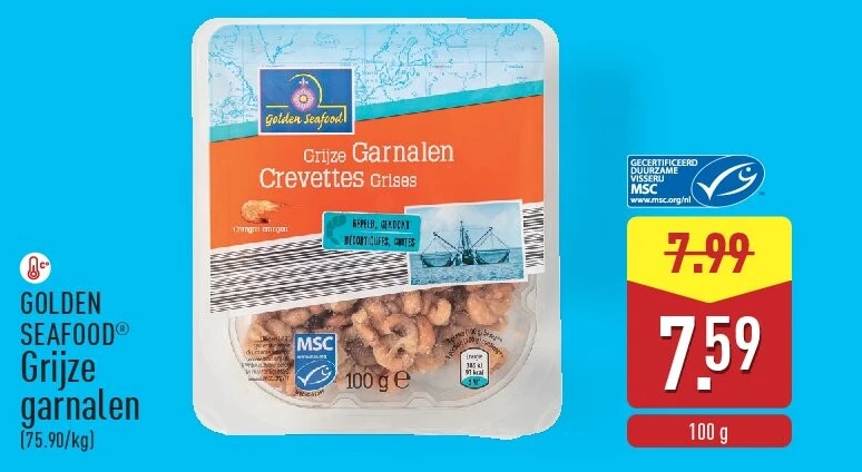 Grijze garnalen