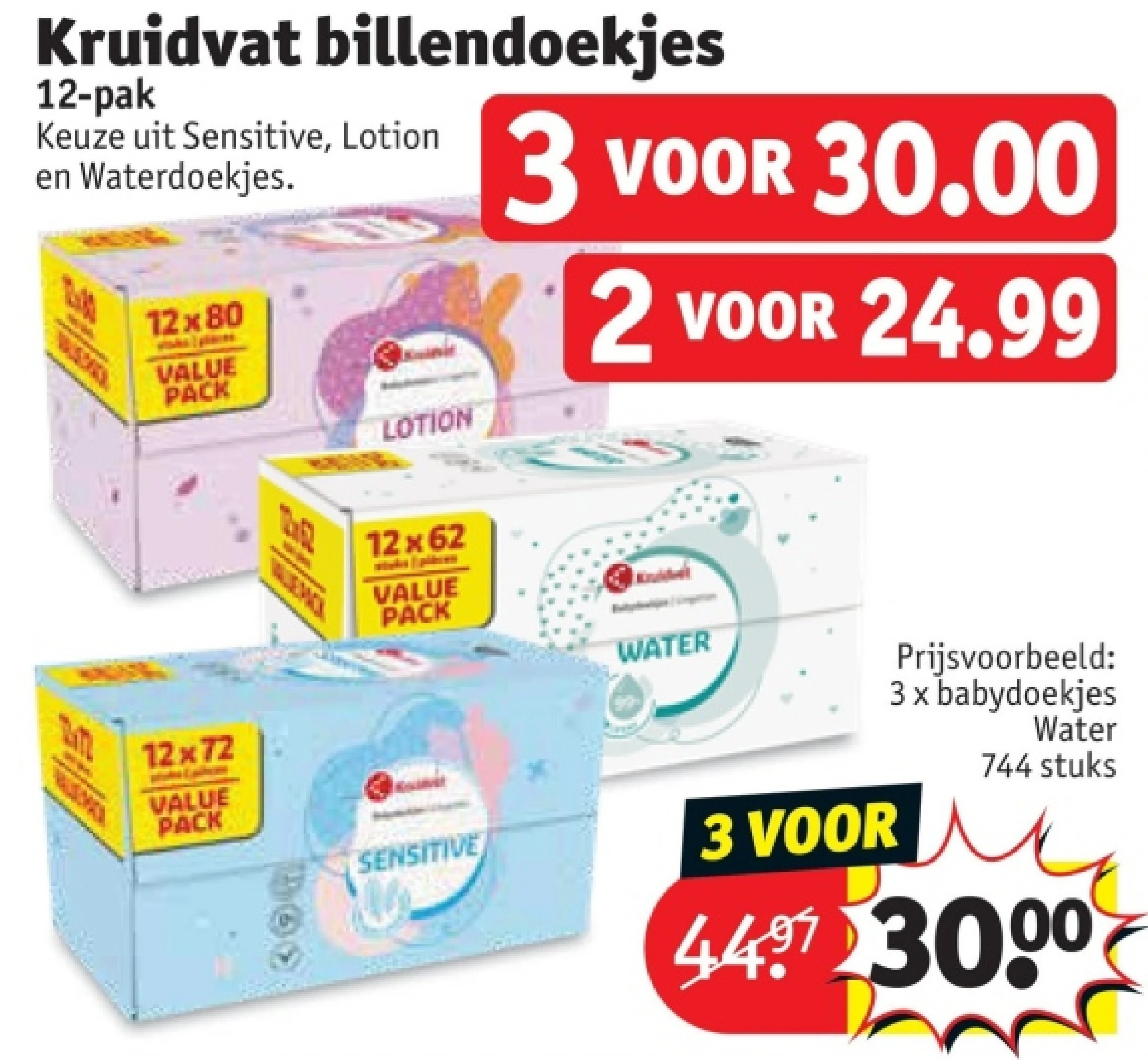 Kruidvat billendoekjes 12-pak