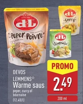 Warme saus