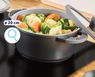 Gietaluminium kookpot of pan met deksel