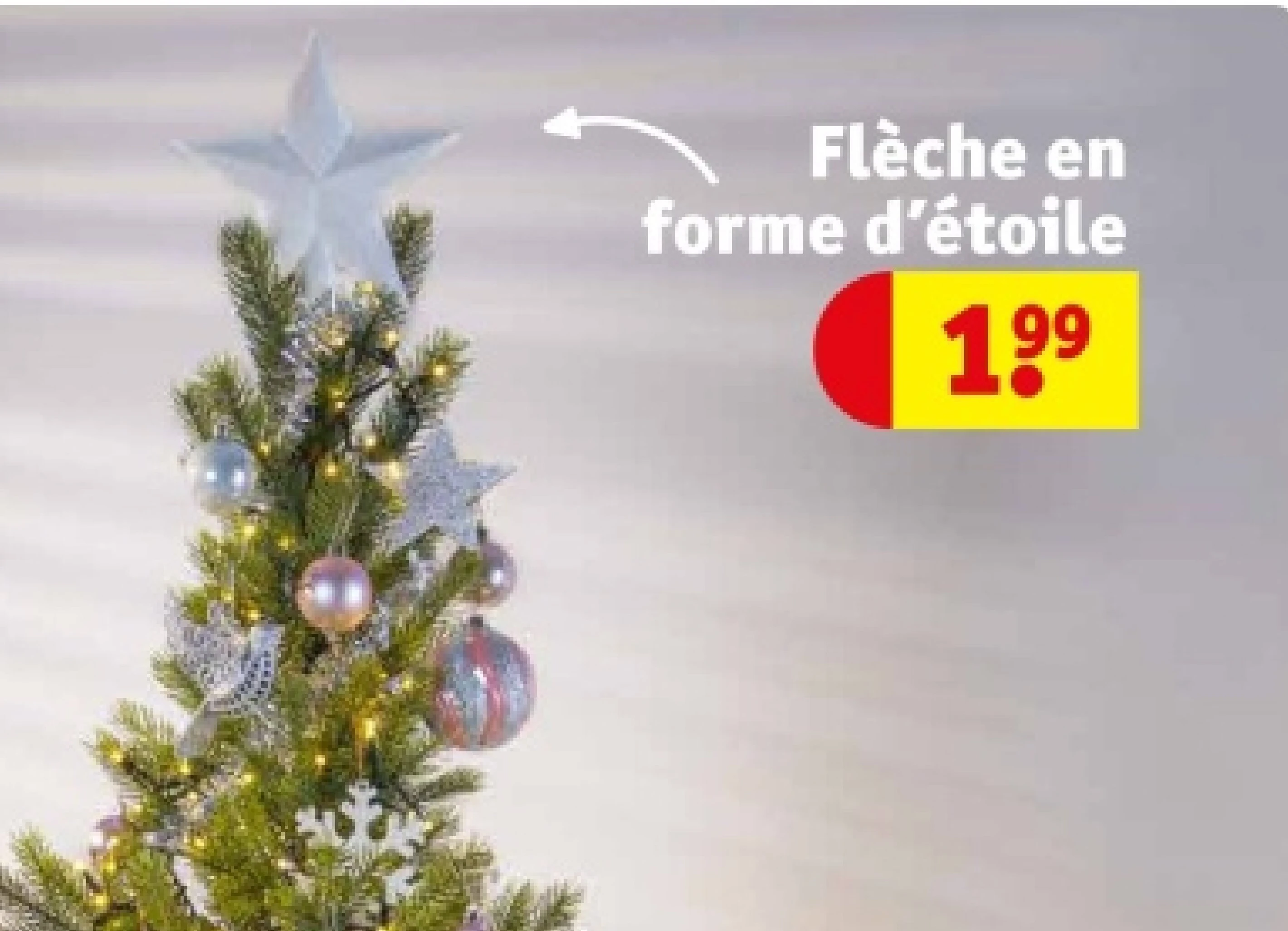 Flèche en forme d'étoile