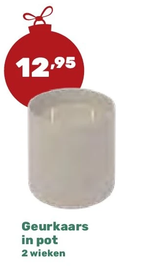 Geurkaars in pot 2 wieken