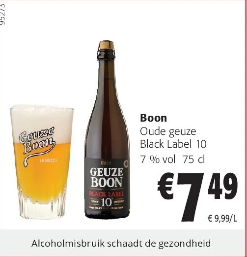 Boon Oude geuze Black Label 10