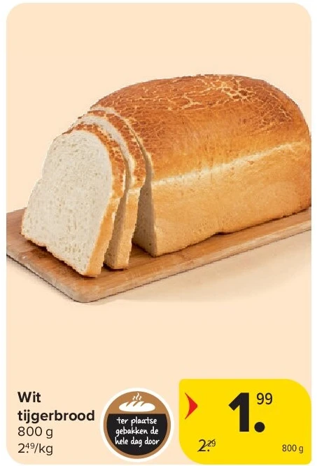 Wit tijgerbrood