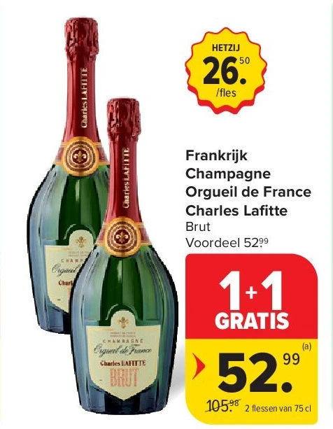 Frankrijk Champagne Orgueil de France Charles Lafitte