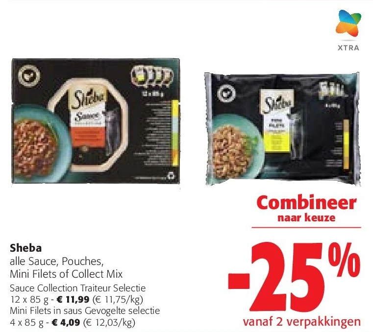 Sheba Sauce Collection Traiteur Selectie 12 x 85 g