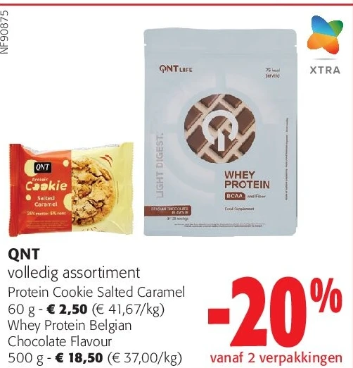QNT Protein Cookie Salted Caramel 60 g