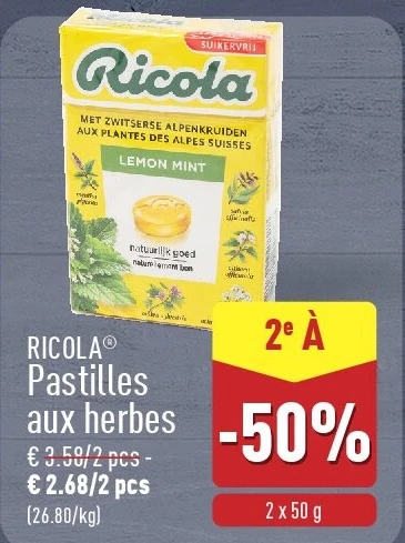Pastilles aux herbes