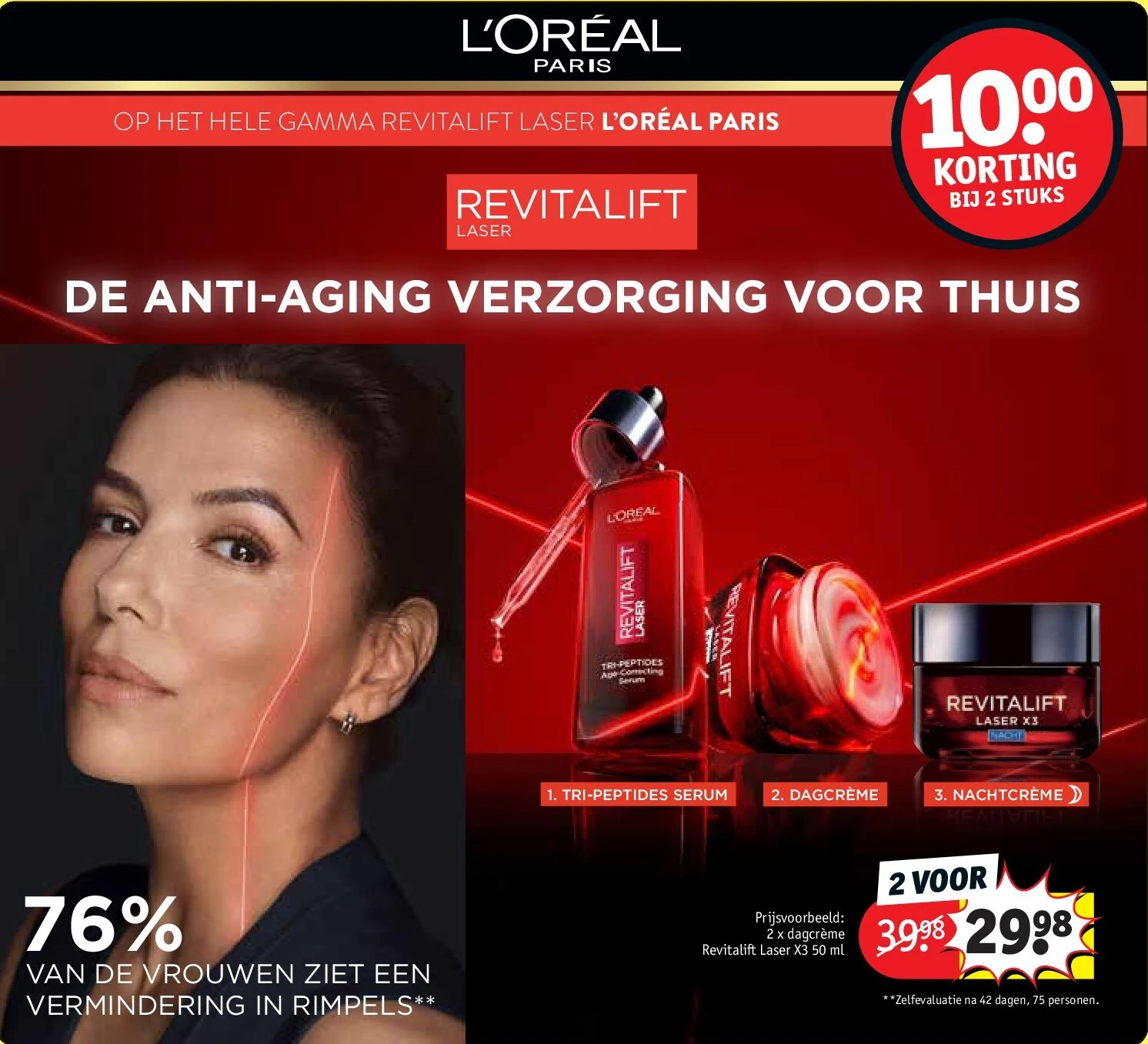 2 x dagcrème Revitalift Laser X3 50 ml