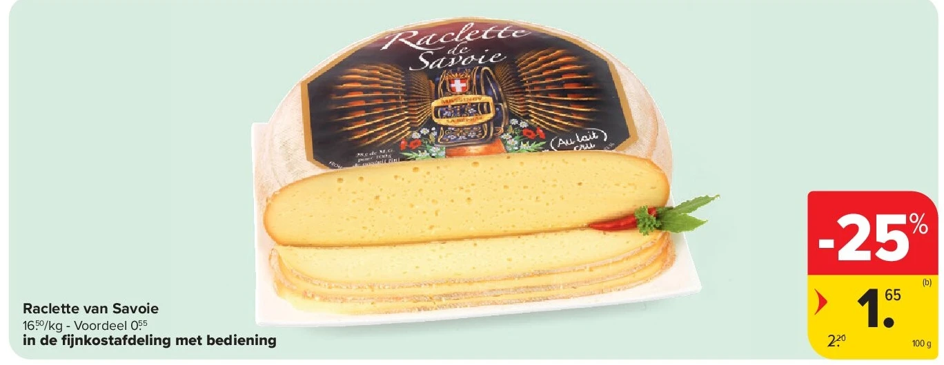 Raclette van Savoie