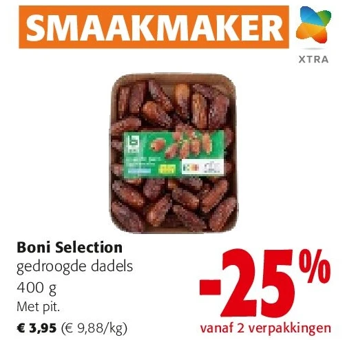 Boni Selection gedroogde dadels 400 g