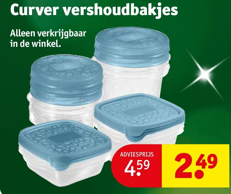 Curver vershoudbakjes