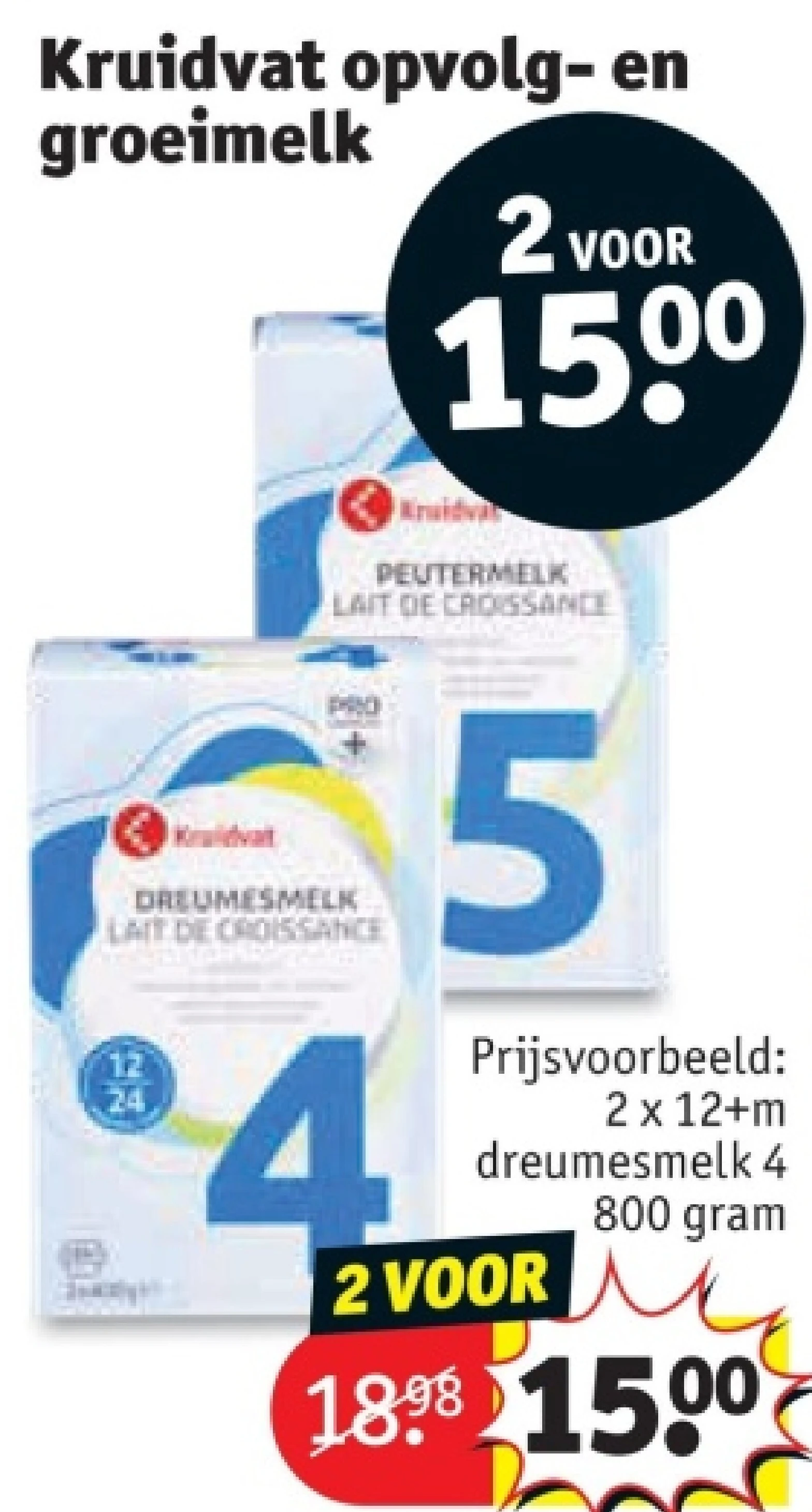 Kruidvat opvolg-en groeimelk