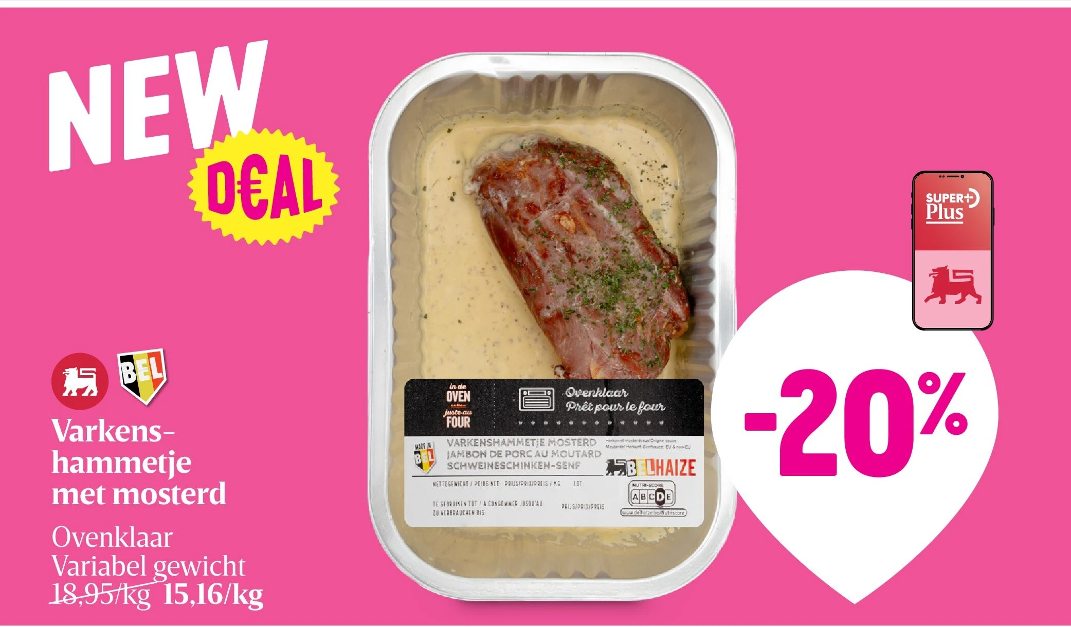 Varkenshammetje met mosterd